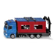Vrachtwagen met werfcontainer - SIKU 3556